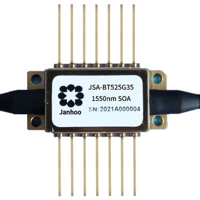Janhoo 1550nm G=35dB professionale Butterfly SOA Semiconduttore Amplificatore ottico bassa perdita dipendente dalla polarizzazione